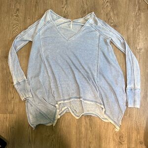 Free people flowy waffle top